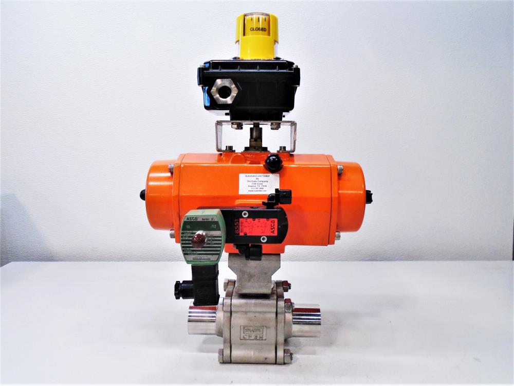 Sharpe 2" Sanitary Ball Valve w/ Bettis Actuator & Westlock Position Monitor